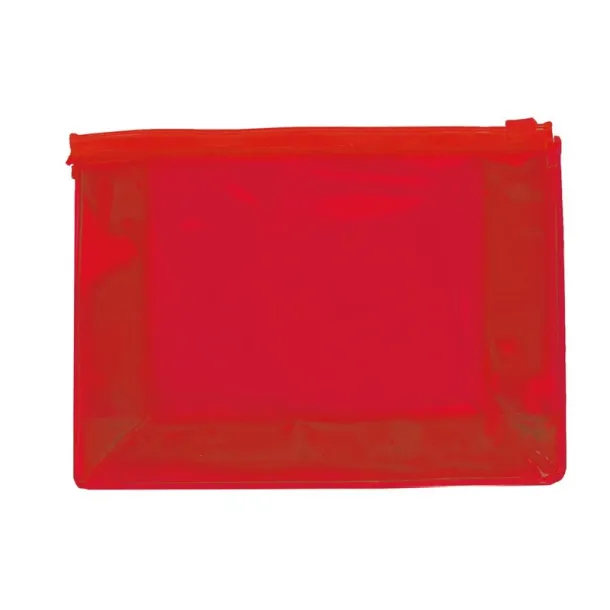  Cosmetic bag red