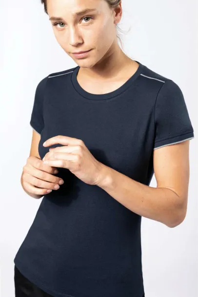  LADIES SHORT-SLEEVED DAYTODAY T-SHIRT - 190 g/m² - Designed To Work Navy Vino