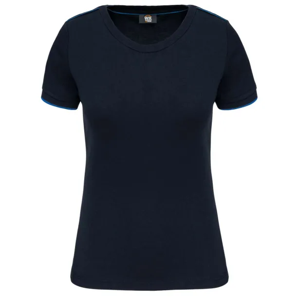  LADIES SHORT-SLEEVED DAYTODAY T-SHIRT - 190 g/m² - Designed To Work Navy Light Grey