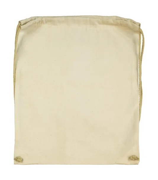  Organic Cotton Drawstring Backpack - SG Accessories - BAGS Natural