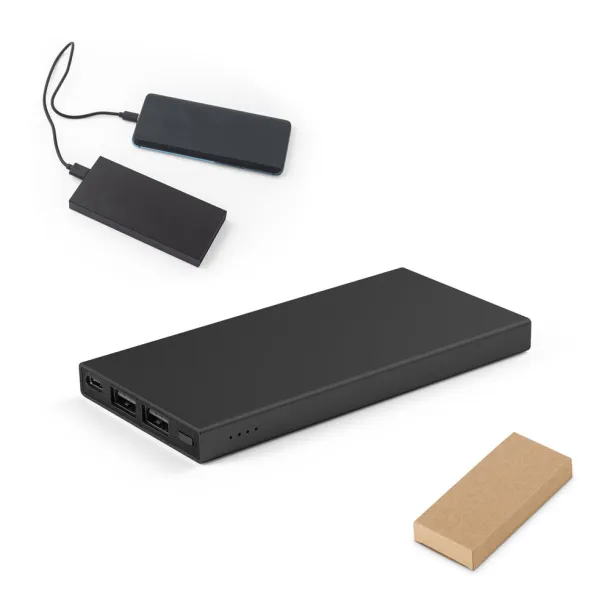 DOROTHY 5.000 mAh power bank made from 100% recycled aluminium