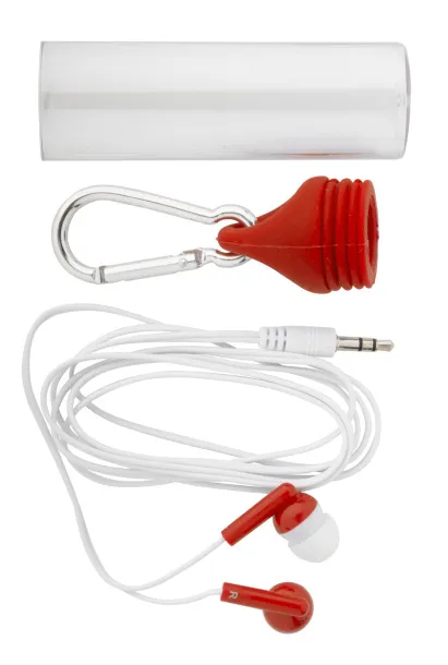 Kelty earphones Red White