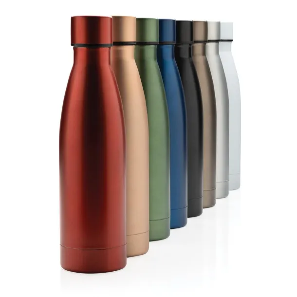  Izdržljiva termos boca od RCS recikliranog nehrđajućeg čelika, 500 ml - XD Collection Crna 