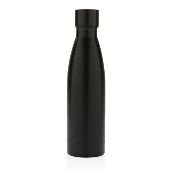  RCS Recycled stainless steel solid vacuum bottle - XD Collection Black 