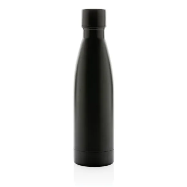  RCS Recycled stainless steel solid vacuum bottle - XD Collection Black 