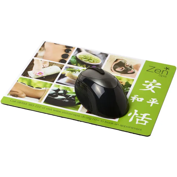 Q-Mat® rectangular mouse mat Solid black