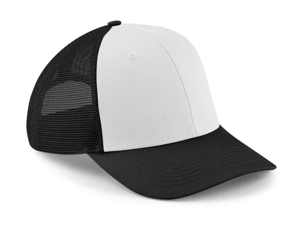  Snapback šilterica - 6 panela - Beechfield Crna Bijela