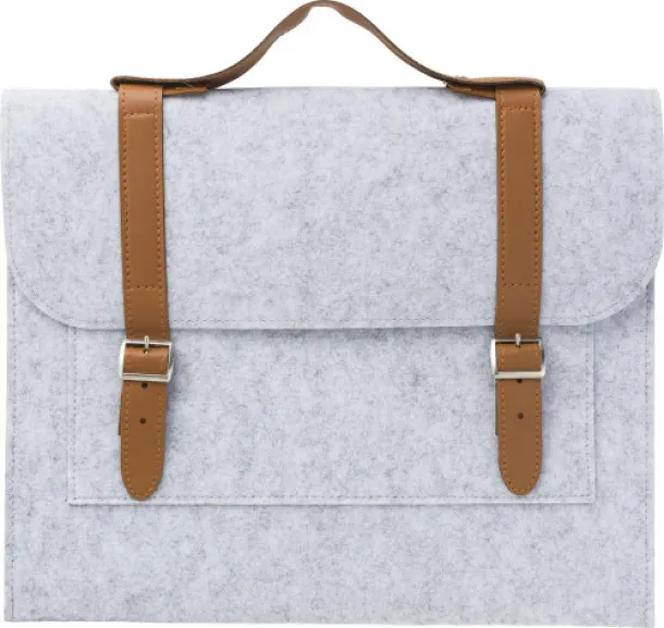 AMELIA rPET felt document bag light grey