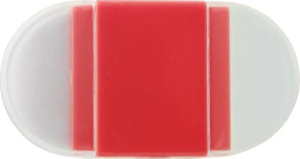 PAULINE PS pencil sharpener and eraser red