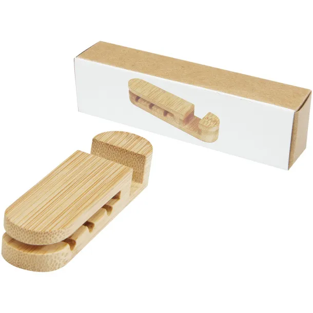 Edulis bamboo cable manager - Avenue Beige