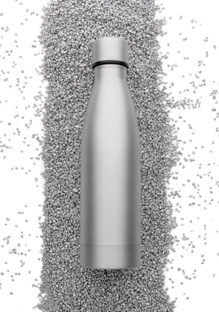  Izdržljiva termos boca od RCS recikliranog nehrđajućeg čelika, 500 ml - XD Collection Siva 