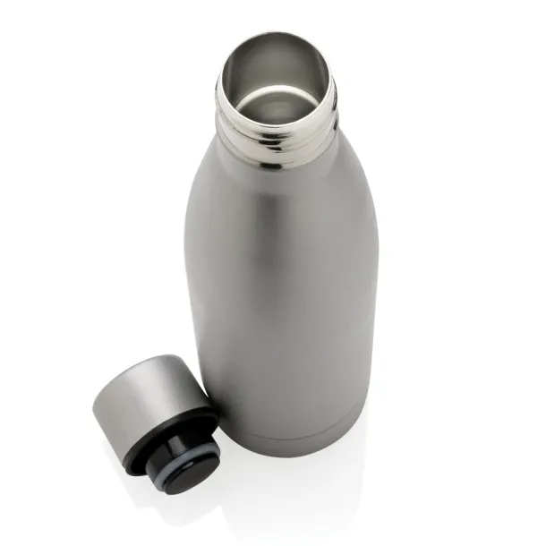  RCS Recycled stainless steel solid vacuum bottle - XD Collection Grey 