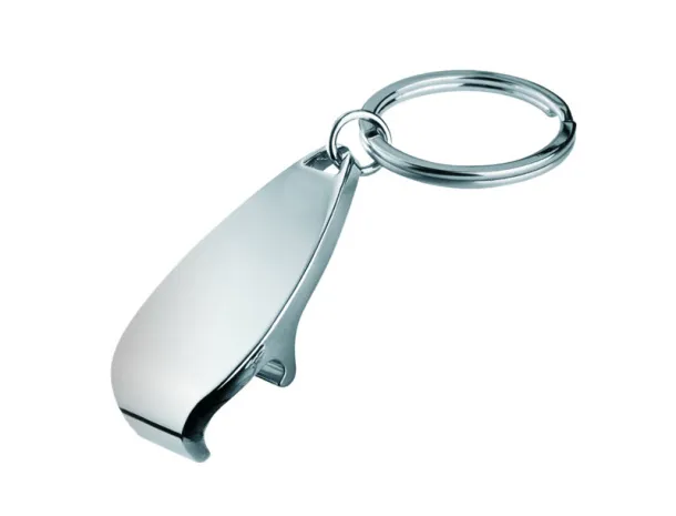 APER Keychain 2 in 1 srebrny