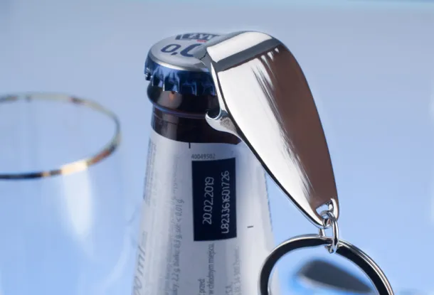 APER Keychain 2 in 1 srebrny