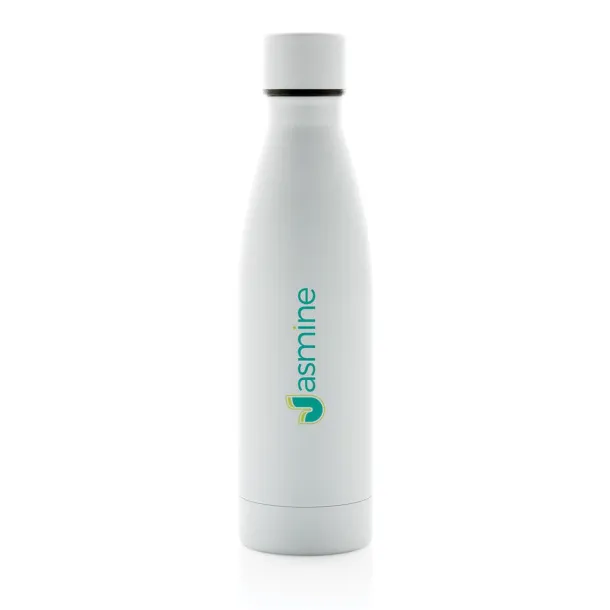  RCS Recycled stainless steel solid vacuum bottle - XD Collection White 