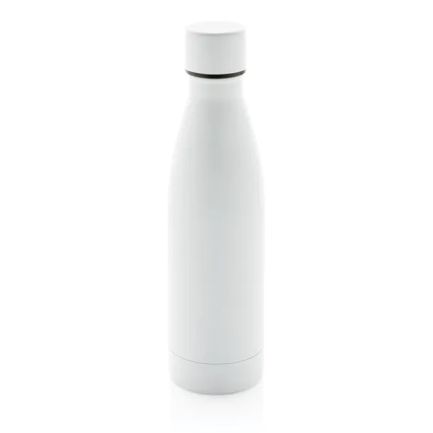  RCS Recycled stainless steel solid vacuum bottle - XD Collection White 