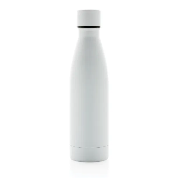  RCS Recycled stainless steel solid vacuum bottle - XD Collection White 