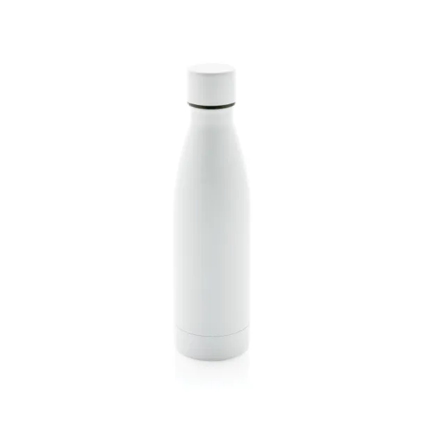  RCS Recycled stainless steel solid vacuum bottle - XD Collection White 