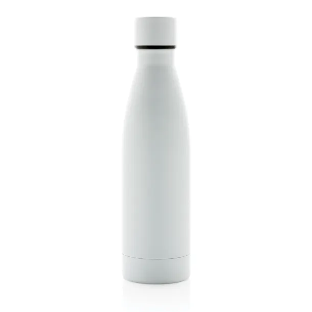  RCS Recycled stainless steel solid vacuum bottle - XD Collection White 