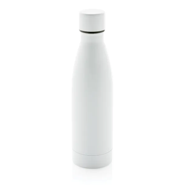  RCS Recycled stainless steel solid vacuum bottle - XD Collection White 