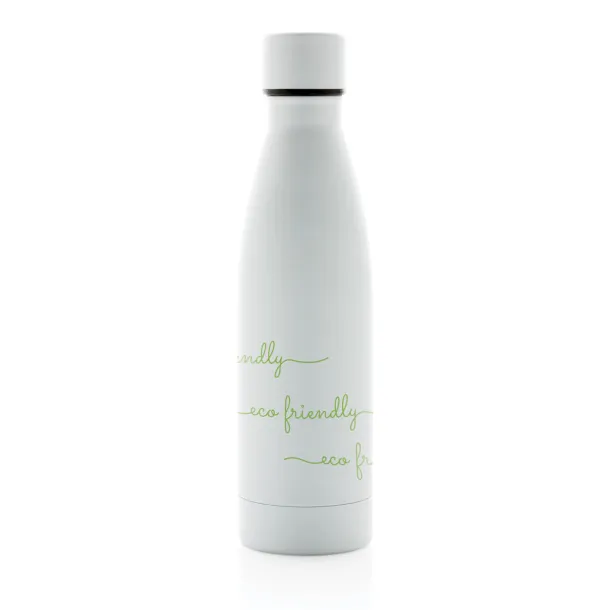  Izdržljiva termos boca od RCS recikliranog nehrđajućeg čelika, 500 ml - XD Collection Bijela 