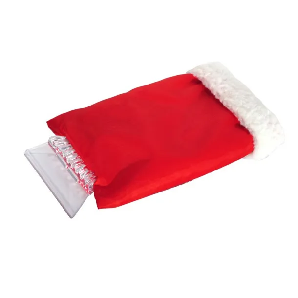 GLOVE ice scraper Red