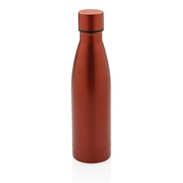  RCS Recycled stainless steel solid vacuum bottle - XD Collection Red 