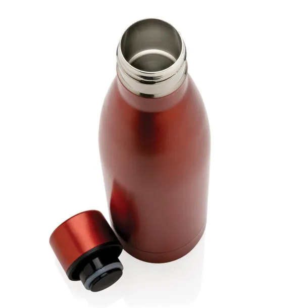  RCS Recycled stainless steel solid vacuum bottle - XD Collection Red 