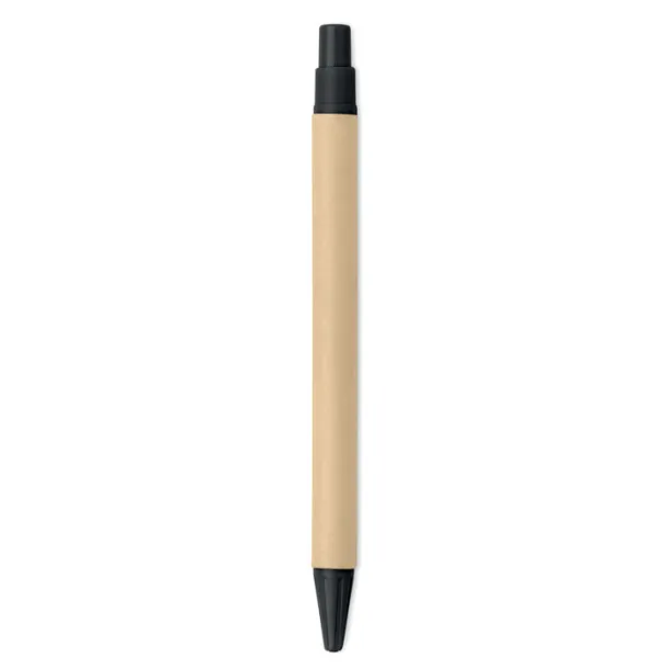TICINO Paper PLA corn wood ball pen Black