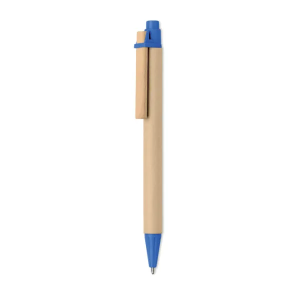 TICINO Paper PLA corn wood ball pen Blue