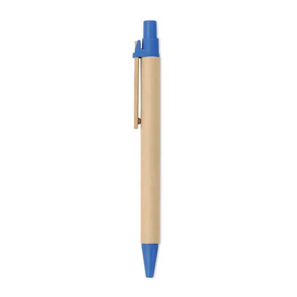 TICINO Paper PLA corn wood ball pen Blue