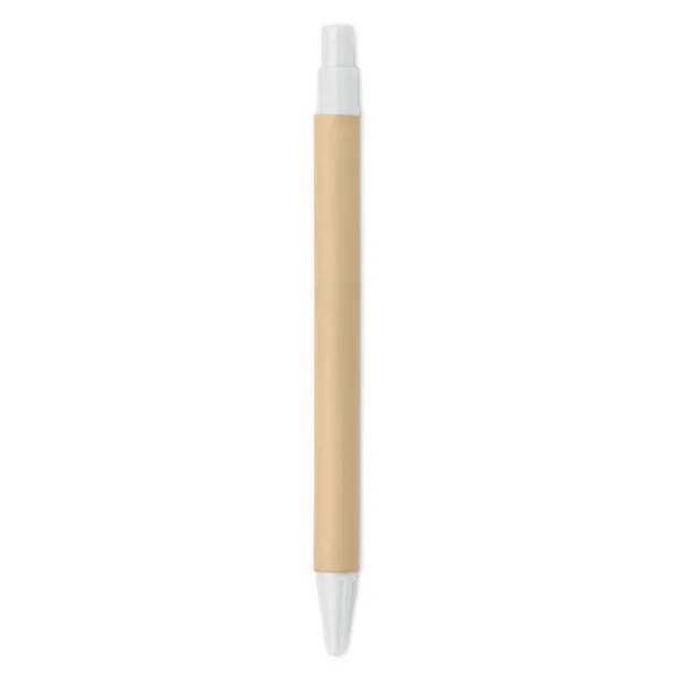 TICINO Paper PLA corn wood ball pen White