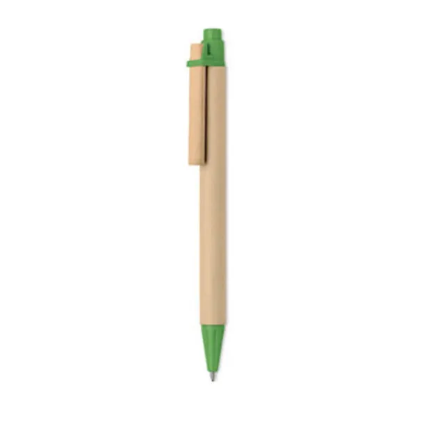 TICINO Paper PLA corn wood ball pen Lime