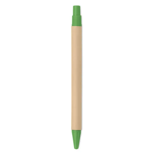 TICINO Paper PLA corn wood ball pen Lime