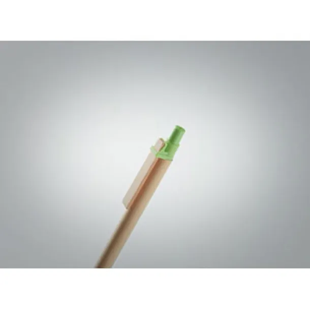 TICINO Paper PLA corn wood ball pen Lime