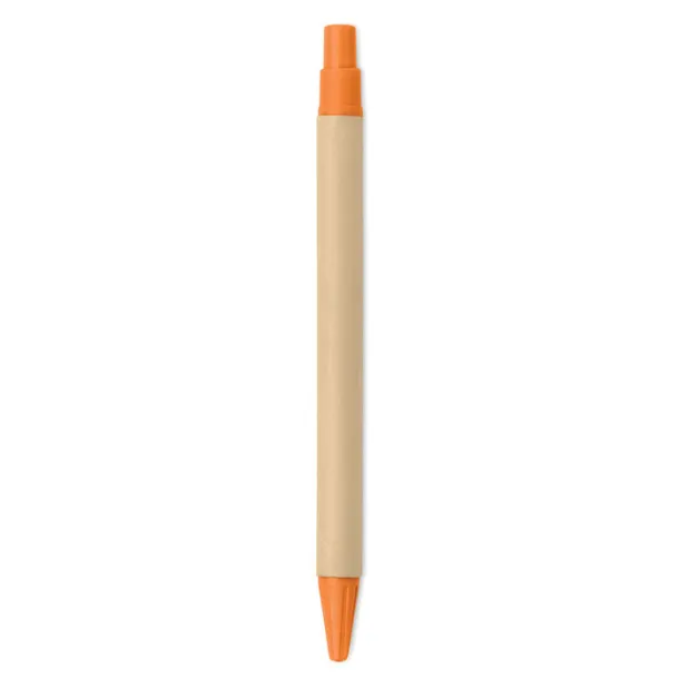TICINO Paper PLA corn wood ball pen Orange