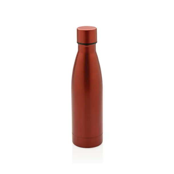  RCS Recycled stainless steel solid vacuum bottle - XD Collection Crvena 