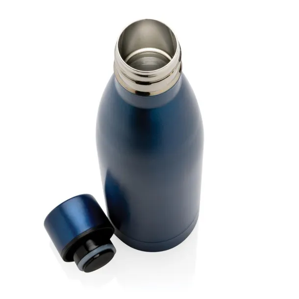  RCS Recycled stainless steel solid vacuum bottle - XD Collection navy