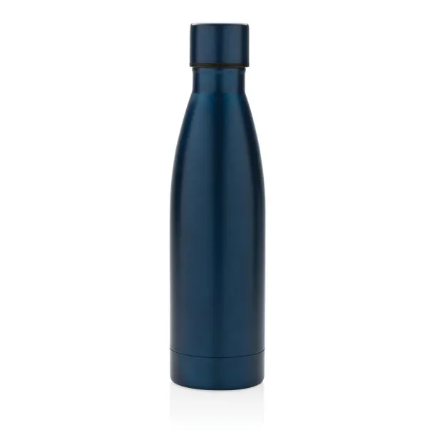  RCS Recycled stainless steel solid vacuum bottle - XD Collection blue 