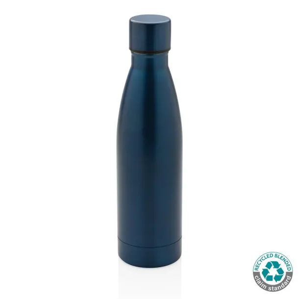  RCS Recycled stainless steel solid vacuum bottle - XD Collection blue 