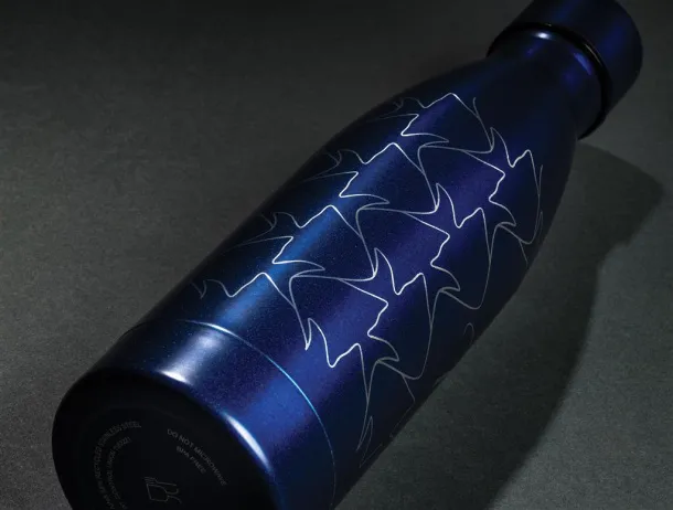  Izdržljiva termos boca od RCS recikliranog nehrđajućeg čelika, 500 ml - XD Collection navy