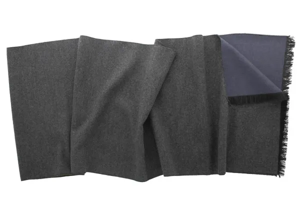 Chamonix men's scarf - André Philippe Dark blue Grey