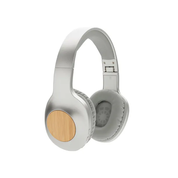  Dakota bamboo wireless headphone - XD Xclusive Grey 429