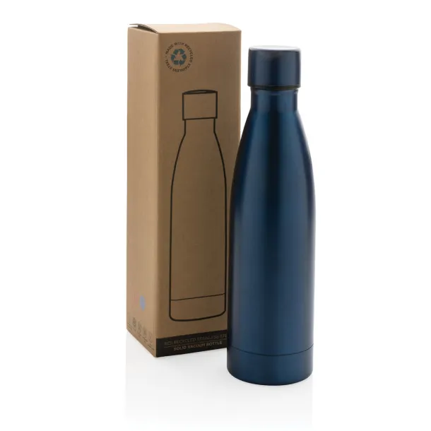  RCS Recycled stainless steel solid vacuum bottle - XD Collection blue 