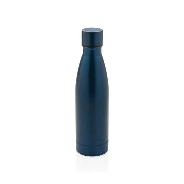  RCS Recycled stainless steel solid vacuum bottle - XD Collection blue 