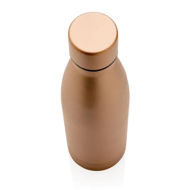  RCS Recycled stainless steel solid vacuum bottle - XD Collection brown 