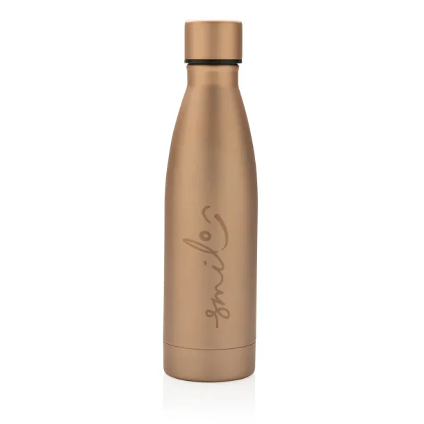  RCS Recycled stainless steel solid vacuum bottle - XD Collection gold