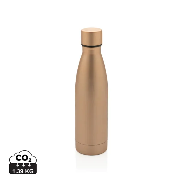  Izdržljiva termos boca od RCS recikliranog nehrđajućeg čelika, 500 ml - XD Collection brown 
