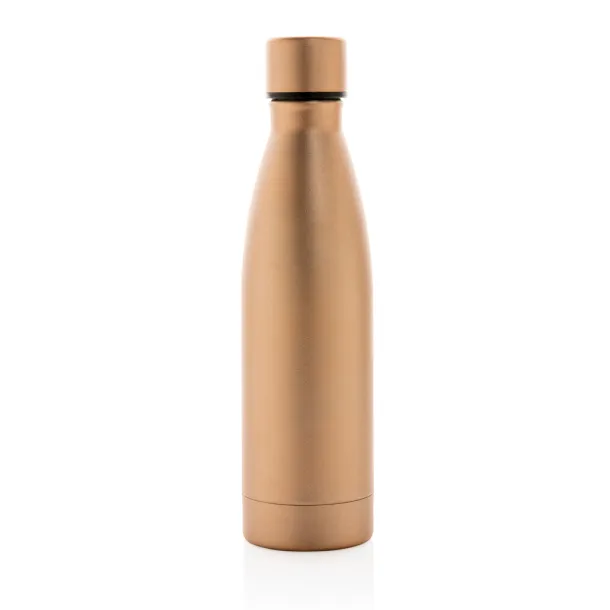  RCS Recycled stainless steel solid vacuum bottle - XD Collection brown 