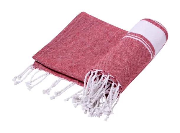 Oreti beach towel Red